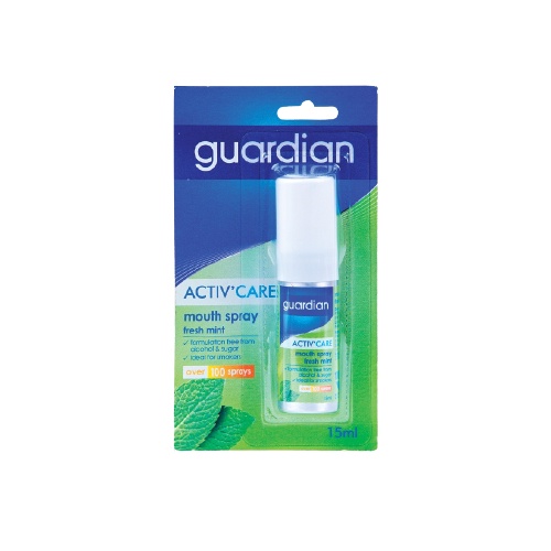 Xịt Thơm Miệng Bạc Hà Khử Mùi, Giúp Hơi Thở Thơm Mát Guardian 15ml