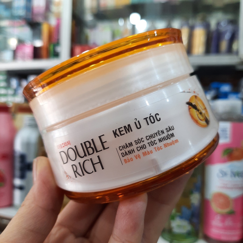 Kem ủ Double Rich chăm sóc chuyên sâu dành cho tóc nhuộm 150g