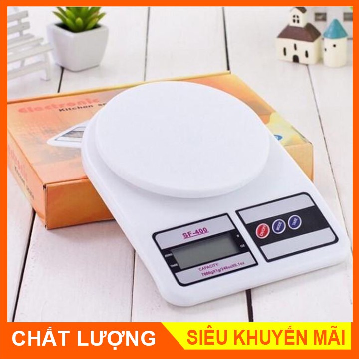 Cân điện tử 7kg siêu nhạy dùng cho nhà bếp SF-400 - Cân nhà bếp cân thực phẩm