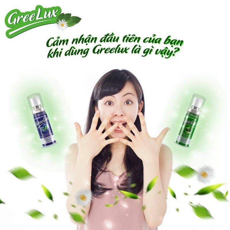 Xịt thơm miệng thảo dược Greelux - Dược phẩm Hoa Linh