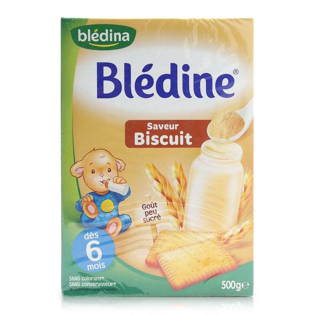 Ngũ Cốc Pha Sữa Blédine Vị Bánh Quy Hộp 500g