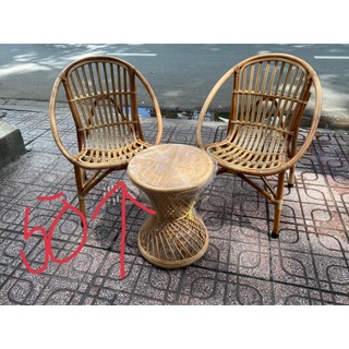 Ghế mây sọc ngang