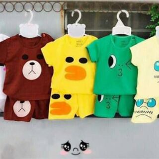 com bo 5 bộ đồ cho bé siêu đẹp