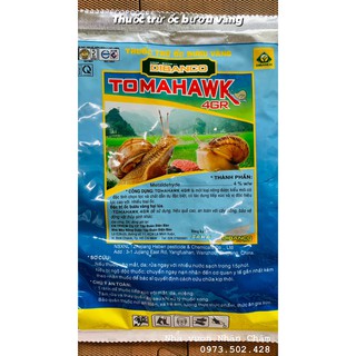 Chế phẩm diệt ốc - bả diệt ốc tomahawk 4gr gói 100g