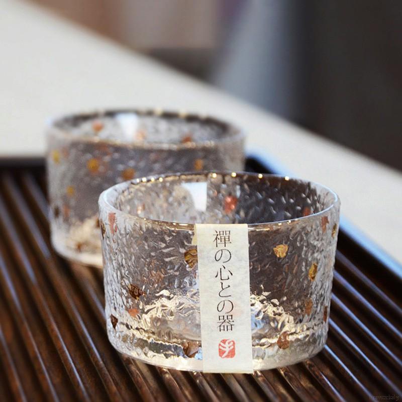 Bộ Cốc Uống Trà Bằng Kính Chịu Nhiệt Phong Cách Nhật Bản