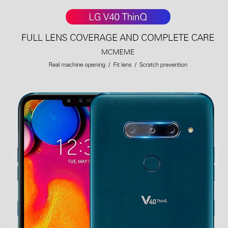 Set 2 Miếng Dán Cường Lực Bảo Vệ Camera Cho Lg V40 Thinq V30 V20