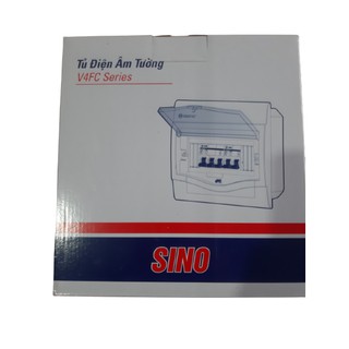 Tủ điện 5-8 module nhựa âm tường sino - sino