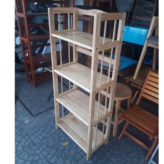 ✨SHIP 0Đ✨ Kệ sách gỗ 4 tầng rộng 50cm gỗ tự nhiên