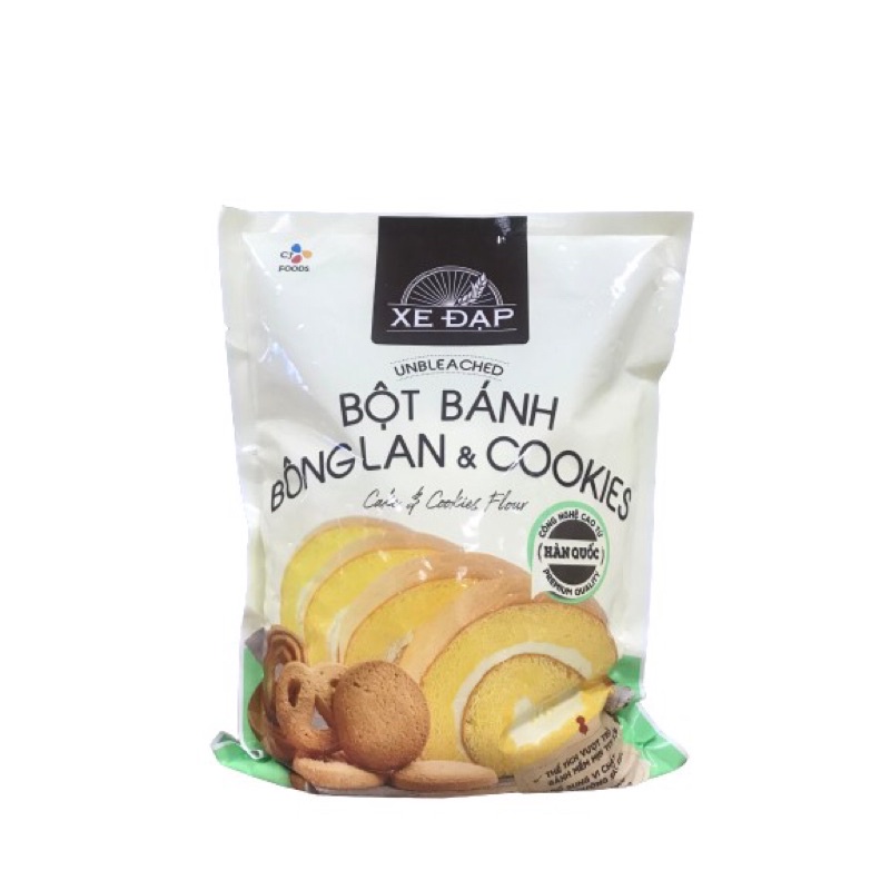 Bột mì làm bánh Bông Lan (bột số 8) Xe Đạp 1kg