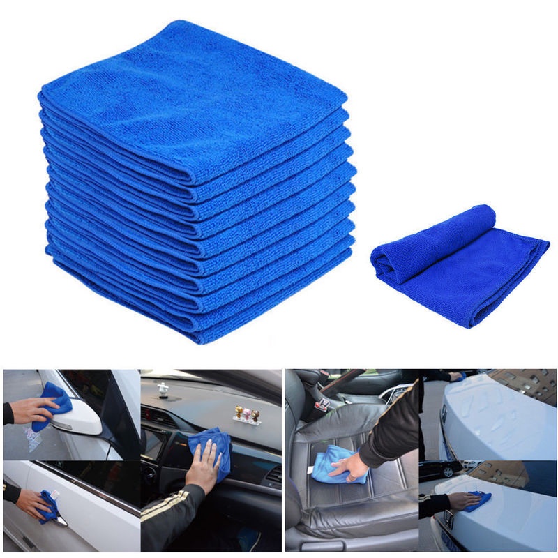 1 Khăn 25*25Cm Lau Xe Hơi Đa Năng