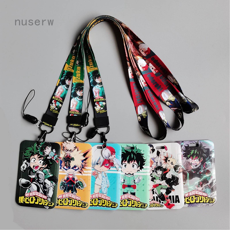 Dây đeo điện thoại / thẻ id / usb / móc chìa khóa in hình anime my hero academia nhật bản