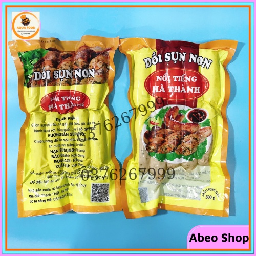 Dồi sụn Hà Thành/dồi sụn non dùng chiên, nướng thơm ngon, cho quán bún đậu mắm tôm, quán ăn vặt