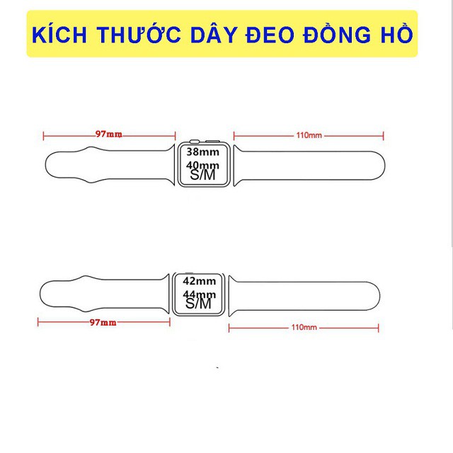 [Freeship] Dây đeo đồng hồ thông minh , A.p.ple Watch size 38/40/42/44mm Seri 1/2/3/4/5/6, dây đeo cao su mềm, nhiều màu