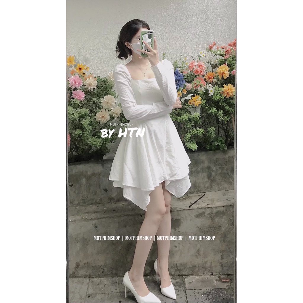 AME DRESS, ĐẦM TAY DÀI DÁNG XÒE