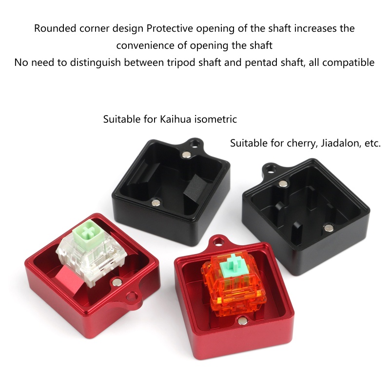 Dụng Cụ Mở Nắp Chai Bằng Kim Loại Có Nam Châm CNC Cho Kailh Cherry Gateron OUTEMU