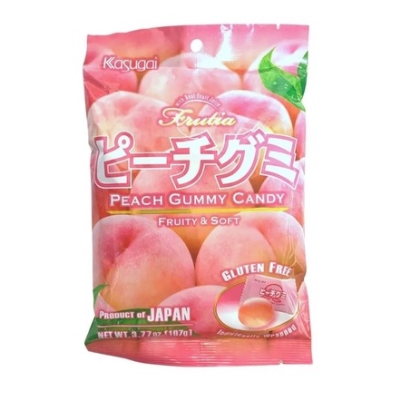 Kẹo dẻo vị đào Kasugai Japan 107g
