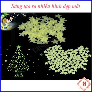 Túi 100 Ngôi Sao Dạ Quang Phát Sáng – Trang Trí { H }