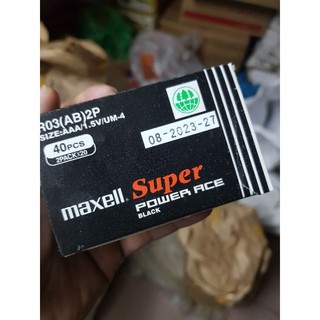 Pin nhí aaa maxell hộp 40 viên
