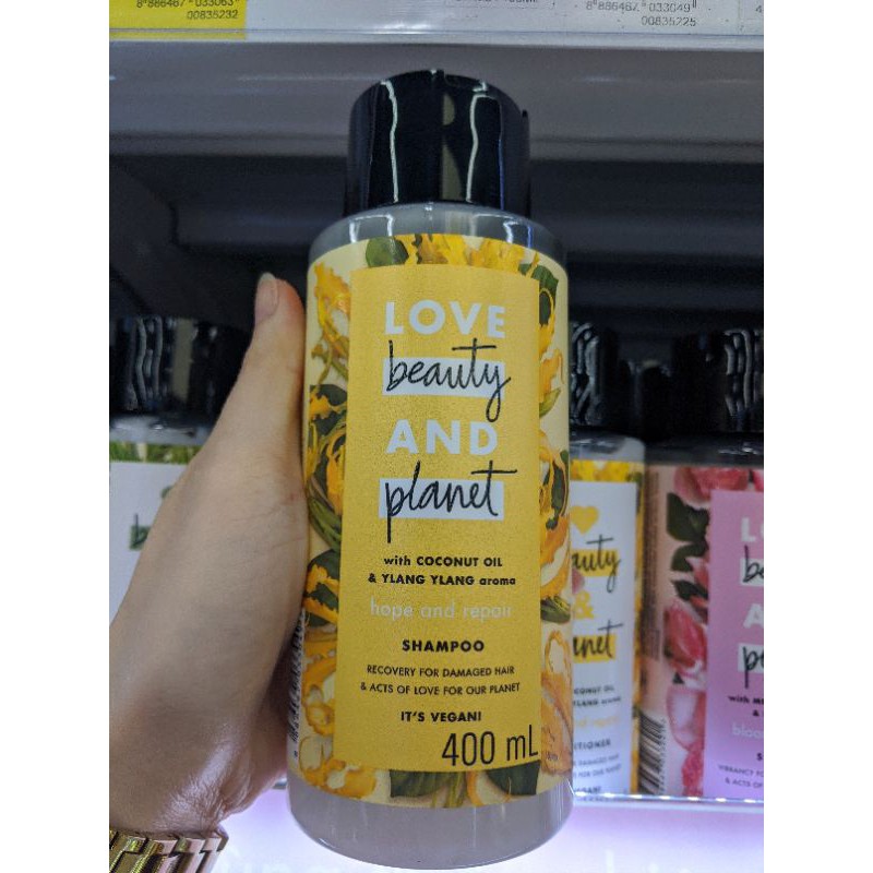 GIÁ SH.OCK(DATE 2023)CHÍNH HÃNG DẦU GỘI/XẢ LOVE BEAUTY AND PLANET 400ML NHẬP KHẨU