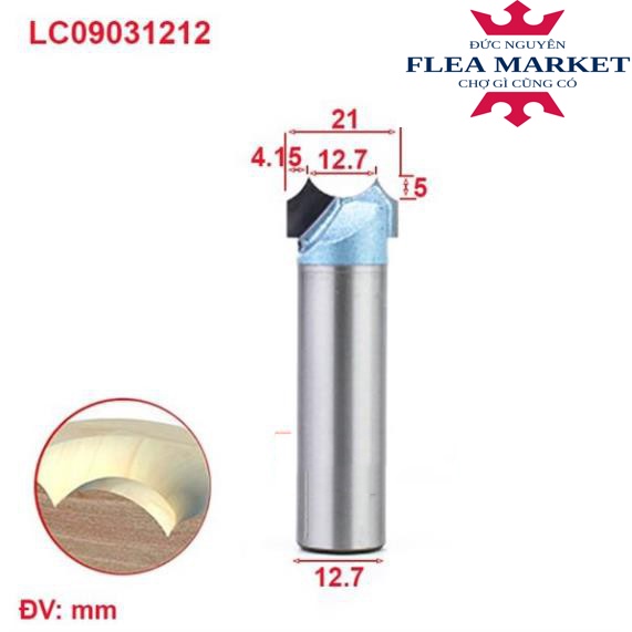 Mũi Phay Chỉ Bánh Xe Tideway LC0903 - Mũi Phay Chỉ Bánh Xe Tideway LC0903 ứng dụng cao và cơ động trong tháo lắp CAO CẤP