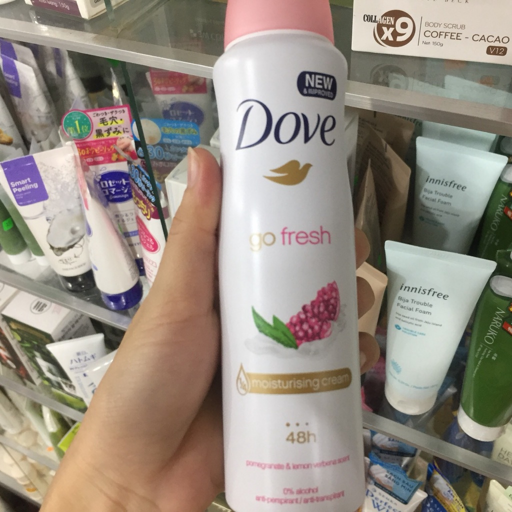 [ĐỦ MÙI] Xịt ngăn mùi Dove 150g
