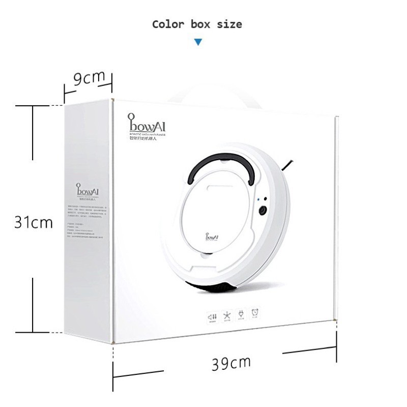 [Sẵn Hàng Giao Ngay] Robot hút bụi bowei thế hệ mới