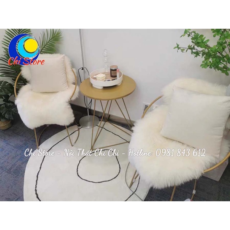 Bàn Ghế Ngồi Ban Công Chill, Ghế Tựa Cách Điệu Chụp Hình, Decor Quán Siêu Xinh