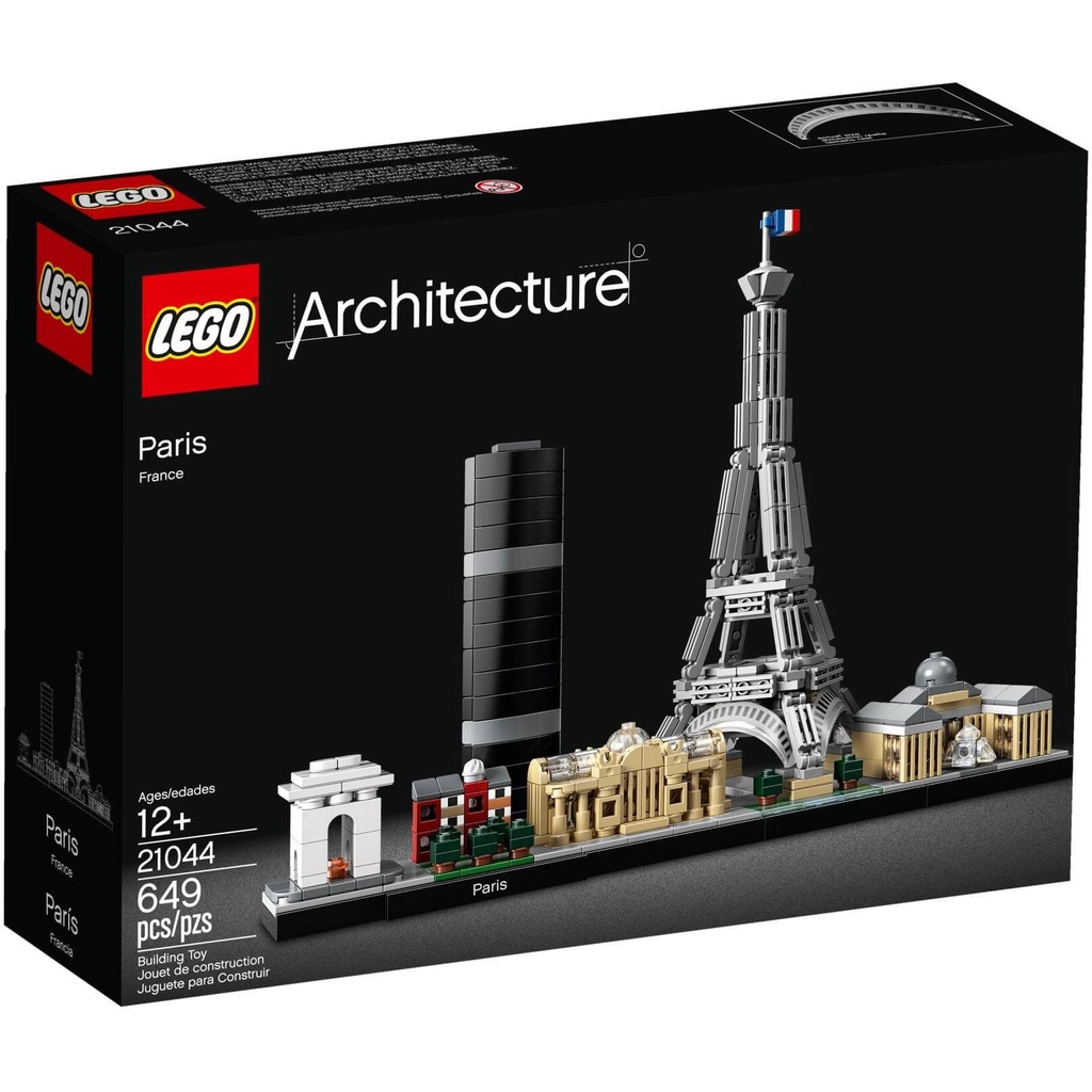 Đồ chơi cho bé đồ chơi trẻ em xếp hình lego robot mô hình lắp ráp mô hình lego architecture 21044 - thành phố paris