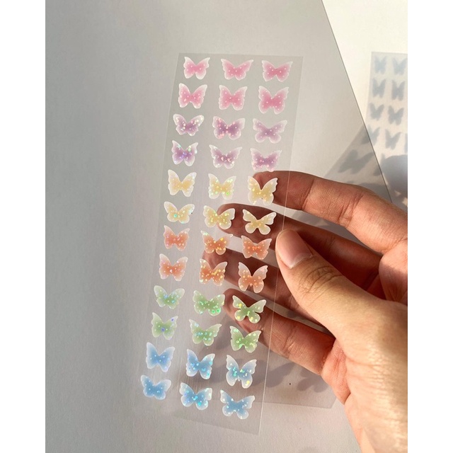 Lacotte | Rainbow Butterfly Sticker Sheet 🦋 nhãn dán trang trí