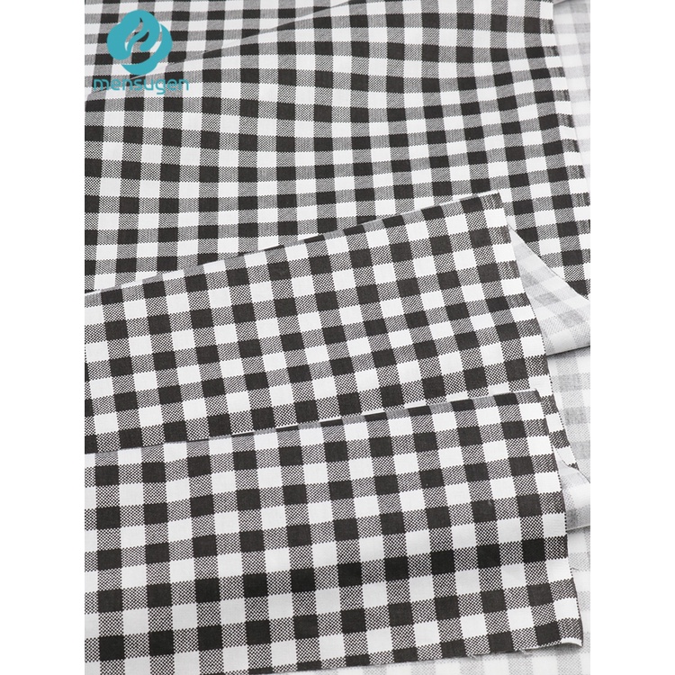 Vải cotton 160cm / 60 '' Màu Trắng Đen Cho Bé