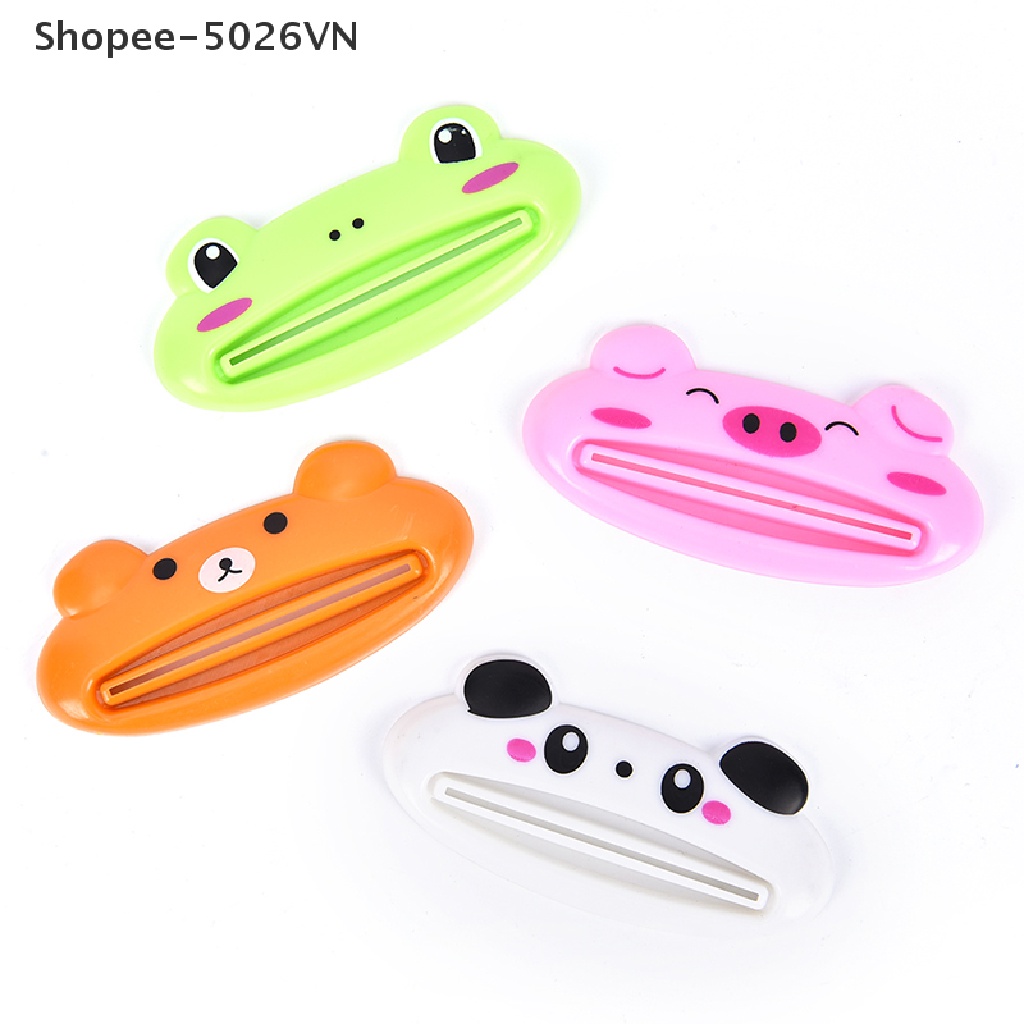 Dụng cụ nặn kem đánh răng đa năng hình động vật hoạt hình