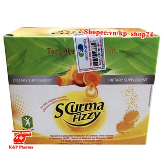 ✅ [CHÍNH HÃNG] SCurma Fizzy – Viên sủi nghệ Nano Curcumin giảm đau viêm loét dạ dày, tá tràng, trào ngược thực quản