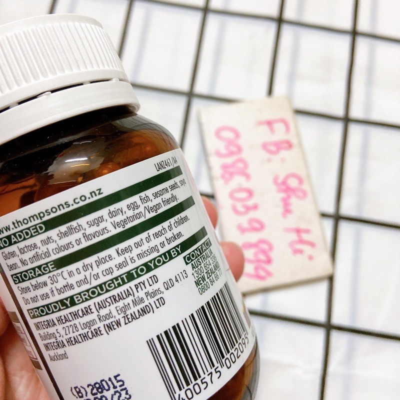 Viên uống bổ não, hoạt huyết dưỡng não - Thompson's One-A-Day Ginkgo 6000mg 60 viên - đủ bill Chemist Úc | BigBuy360 - bigbuy360.vn