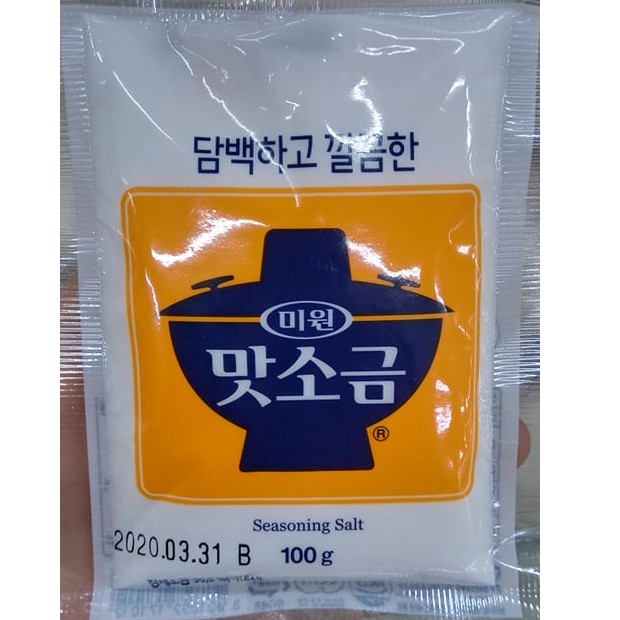 MUỐI NGỌT GIA VỊ HÀN QUỐC 100G - 맛소금