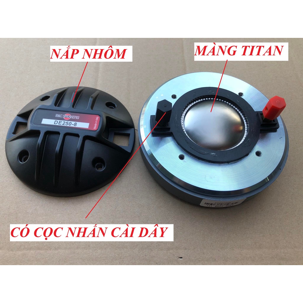 2 CỦ LOA TREBLE 450 TỪ 120 CÔN 45 NẮP NHÔM + TẶNG TỤ 2,2UF / GIÁ 1 ĐÔI