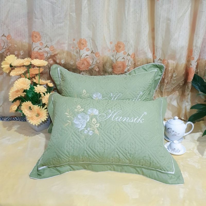 Vỏ gối, áo gối HanSik họa tiết nét từng chi tiết chất liệu cotton mềm mịn thoáng mát khích thước 45x65cm