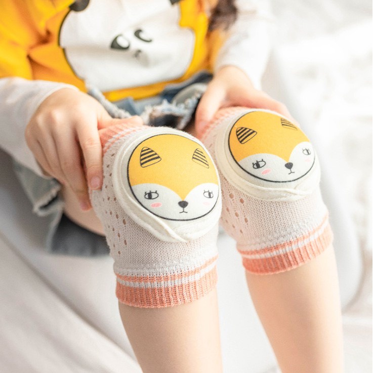 Bảo vệ đầu gối cao cấp cho bé 0-2 tuổi siêu cute