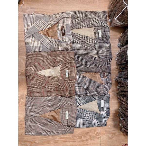 Áo dạ kẻ blazer | BigBuy360 - bigbuy360.vn