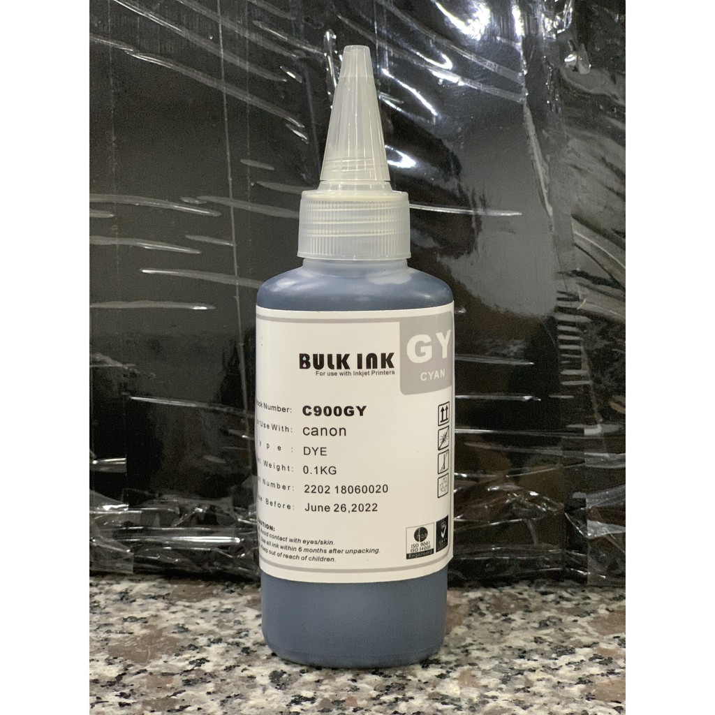 Mực in Canon phun màu Xám (Grey) 100ml