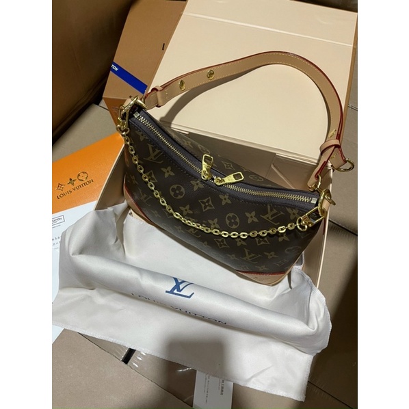 Túi kẹp nách lv da thật