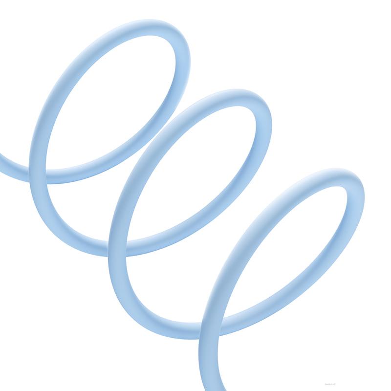 Dây cáp sạc nhanh Baseus 2.4A bằng silicon thích hợp cho Iphone 2.4