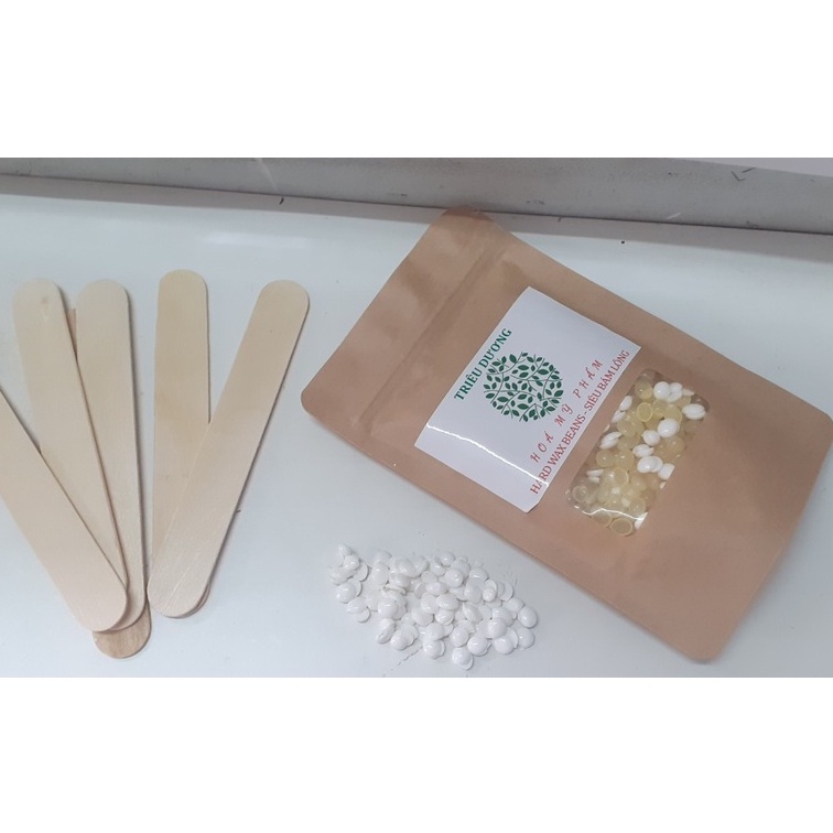200g sáp wax màu TD  + Mỡ trăn 50ml (tặng que lấy sáp+ đồ dũa móng)