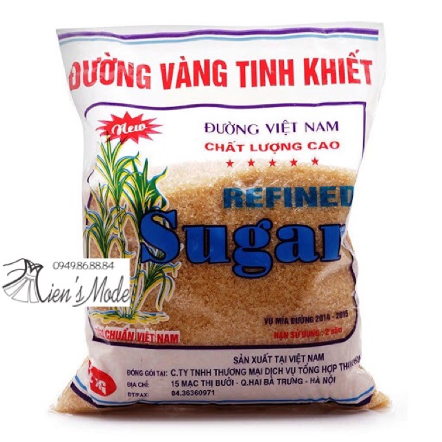 1kg Đường kính Trắng/Vàng Hoa mai xuất khẩu