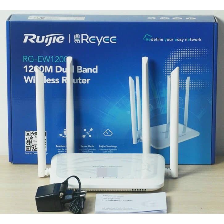 Bộ phát WiFi Mesh Ruijie Reyee RG - EW1200 & EW1200G PRO cho Gia đình văn phòng -  Hàng chính hãng BH 3 Năm