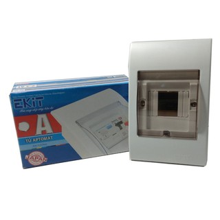 Tủ Aptomat âm tường Ekit 1-6 AT