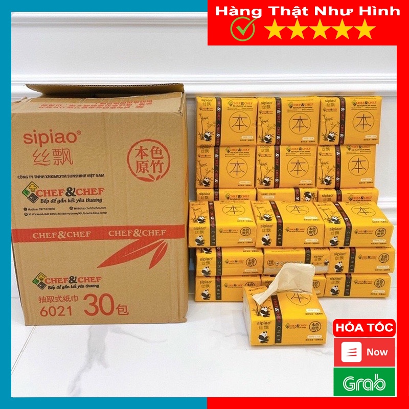 [Loại Tốt]Giấy Ăn Gấu Trúc SIPIAO Gói 300 Tờ Chính Hãng - MTDDT