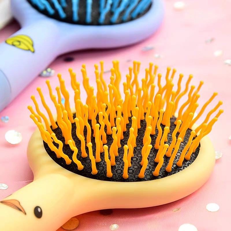 Lược mát xa gỡ rối tóc MINISO hình thú xinh xắn Hair Blush PHUK81 MINI01