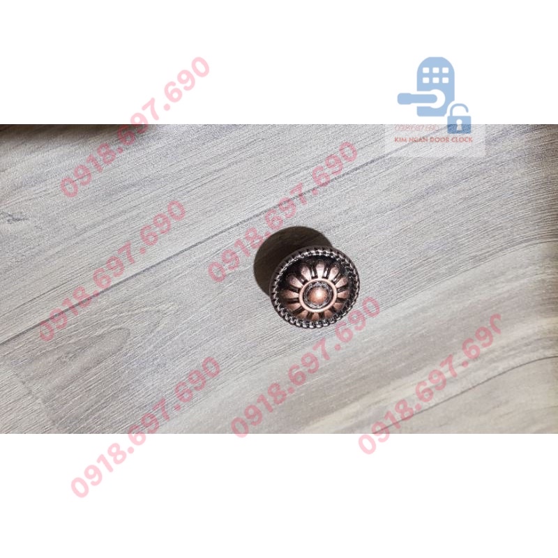 Tay nắm gù tủ màu nâu / rêu cao cấp