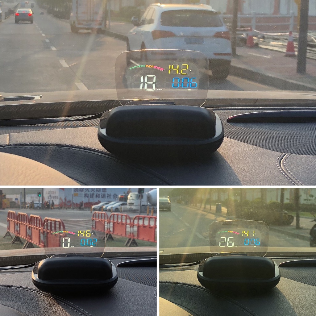 Đồng Hồ Đo Tốc Độ Kính Chắn Gió C80001 C8000 Mới Hud2 Cho Xe Hơi Hud2