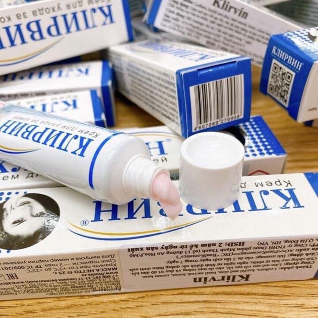 Kem Liền Sẹo, Kem Mờ Sẹo KLIRVIN 25gr của Nga Chính Hãng.